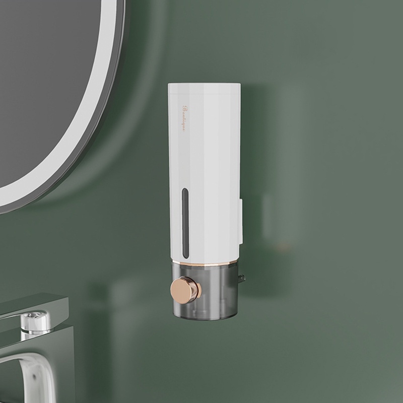 Hộp Đựng Nước Rửa Tay Sữa Tắm 450ml, Bình Đựng Dầu Gội Đầu Chất Liệu ABS Cao Cấp Treo Tường - PTTH0001