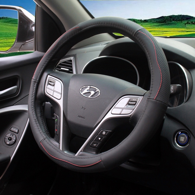 Bọc vô lăng da thật thoáng khí không gây mùi dành cho các dòng xe từ 4 đến 16 chỗ