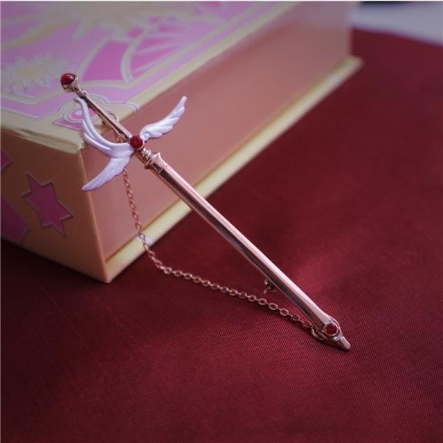Trâm Cài Áo Hình Hoạt Hình Sakura Kulo Dễ Thương Ngọt Ngào Đa Dạng Thương Hiệu Cardcaptor Sakura heart girl heart ornament