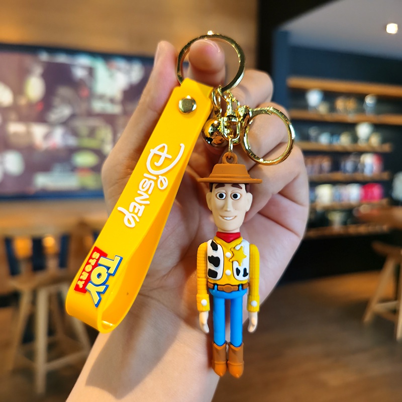 Gấu dâu Lotso Móc Khóa Hình Nhân Vật Trong toy Story 4 Bằng PVC