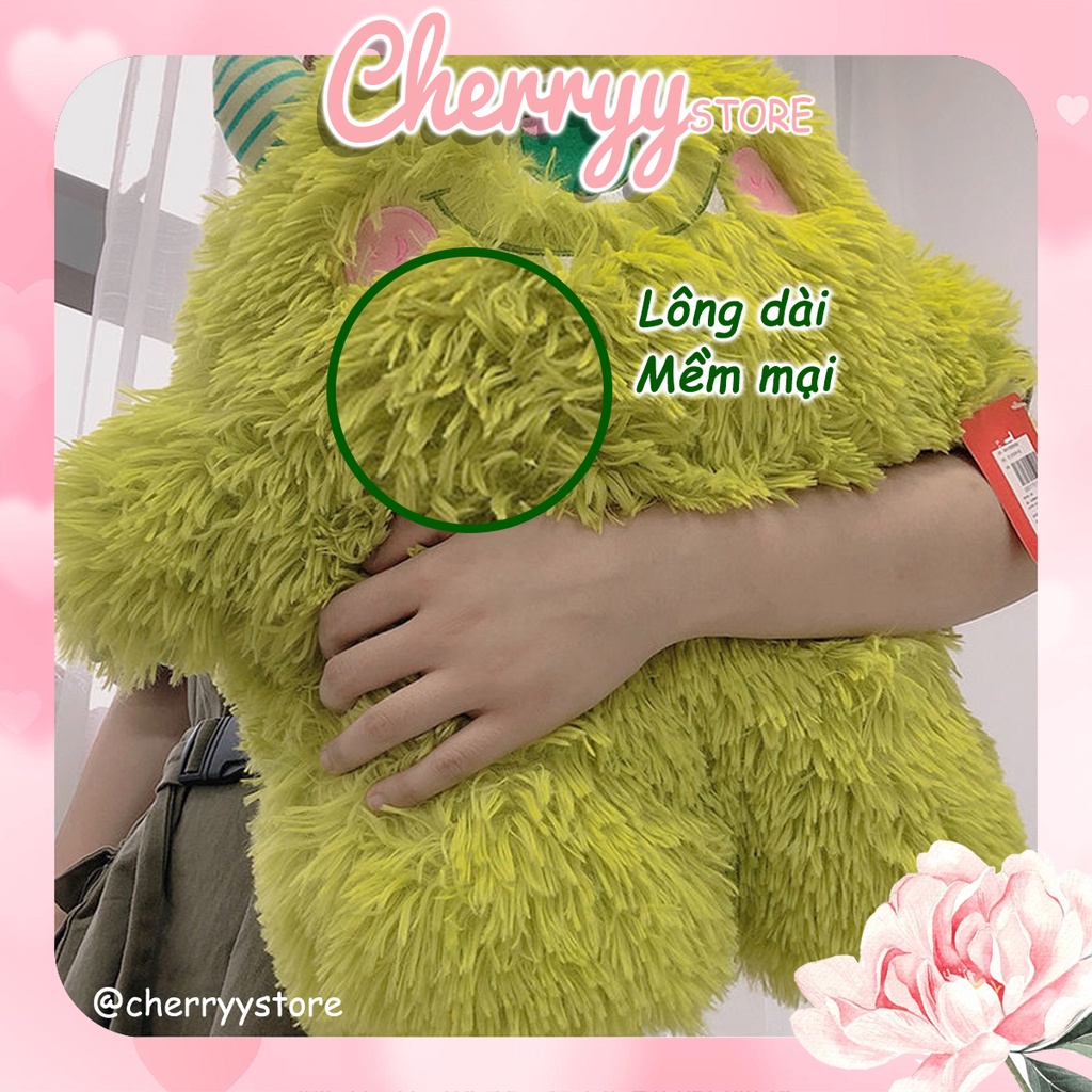 Gấu bông Monster quái vật lông xù dễ thương khổng lồ 45cm cao cấp nhiều màu sắc