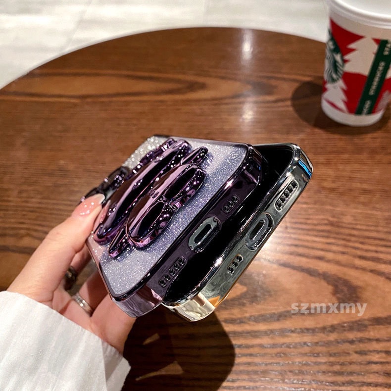 Ốp Điện Thoại Tráng Gương Mạ Điện Sang Trọng Cho Iphone 14 13 12 11 Pro Max 14Plus