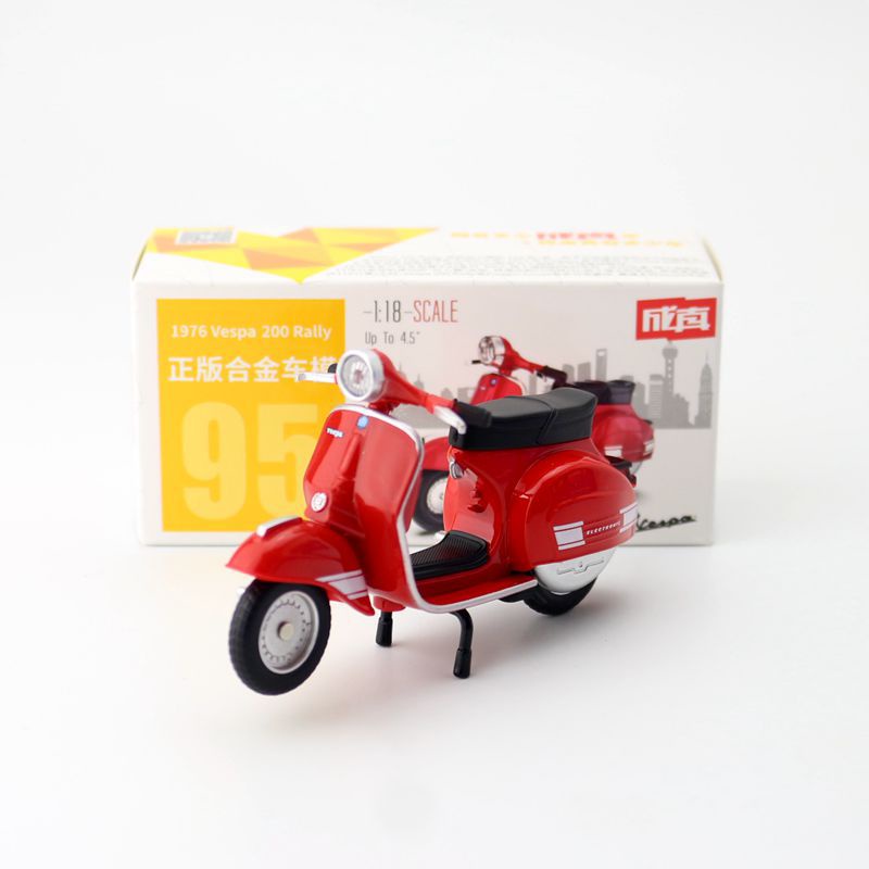 ❧❖✳Mô Hình Xe Vespa 200 Rally Diecast 1976 Tỉ Lệ 1: 18