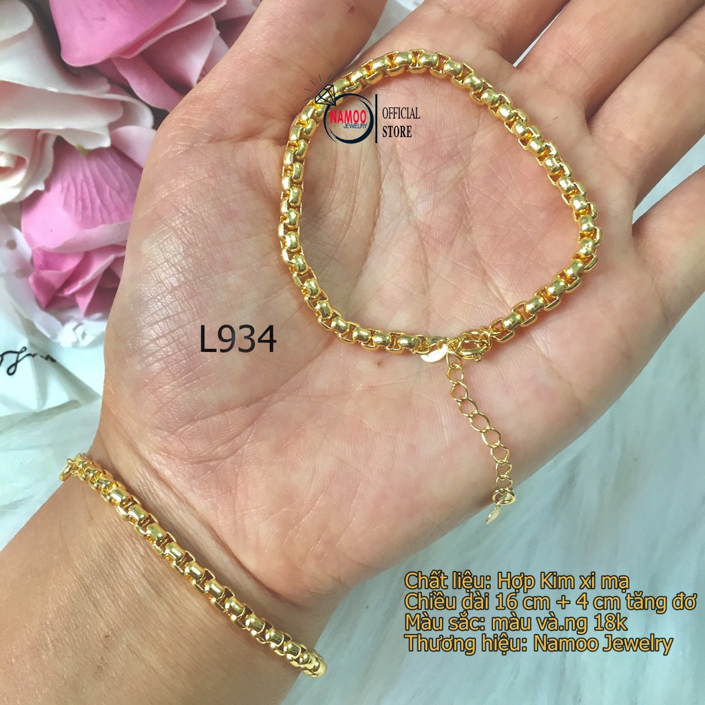 Lắc Tay Nữ L934, Lắc Công Có Tăng Đơ Namoo Jerwelry