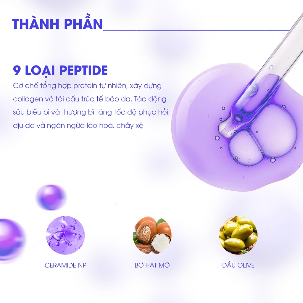 Mặt Nạ Peptide Trẻ Hóa, Lấp Đầy Vết Nhăn Foodaholic Peptide Anti Wrinkle Mask 23ml