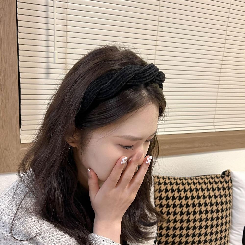 ANEMONE Băng Đô Cài Tóc Dạng Xoắn Thanh Lịch Cho Nữ