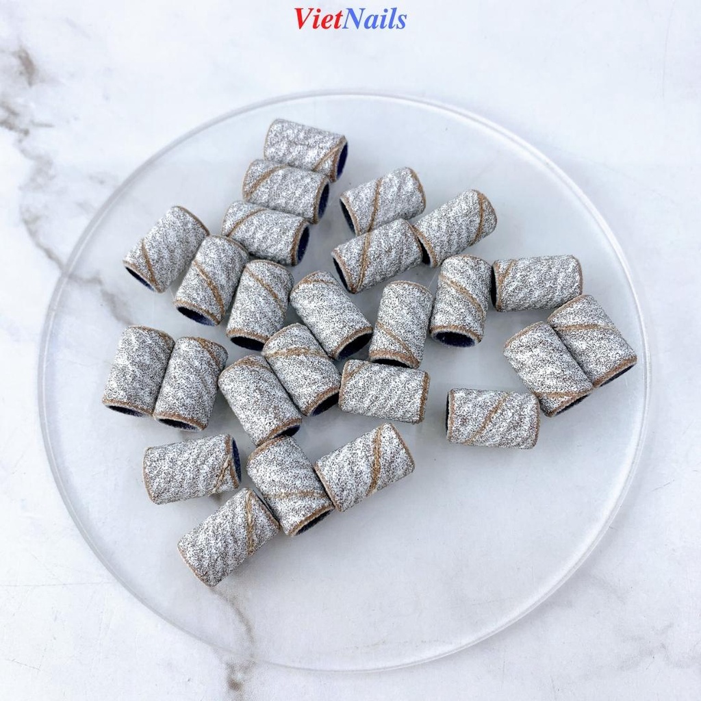 Cục Nhám Giấy Gắn Mài Móng Phá Móng - Cục Nhám Giấy Xám Mịn Xám Nhám