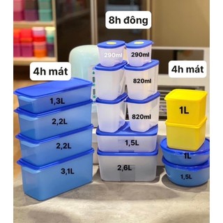 Combo bảo quản hoàn hảo 16 hộp đông/mát/khô