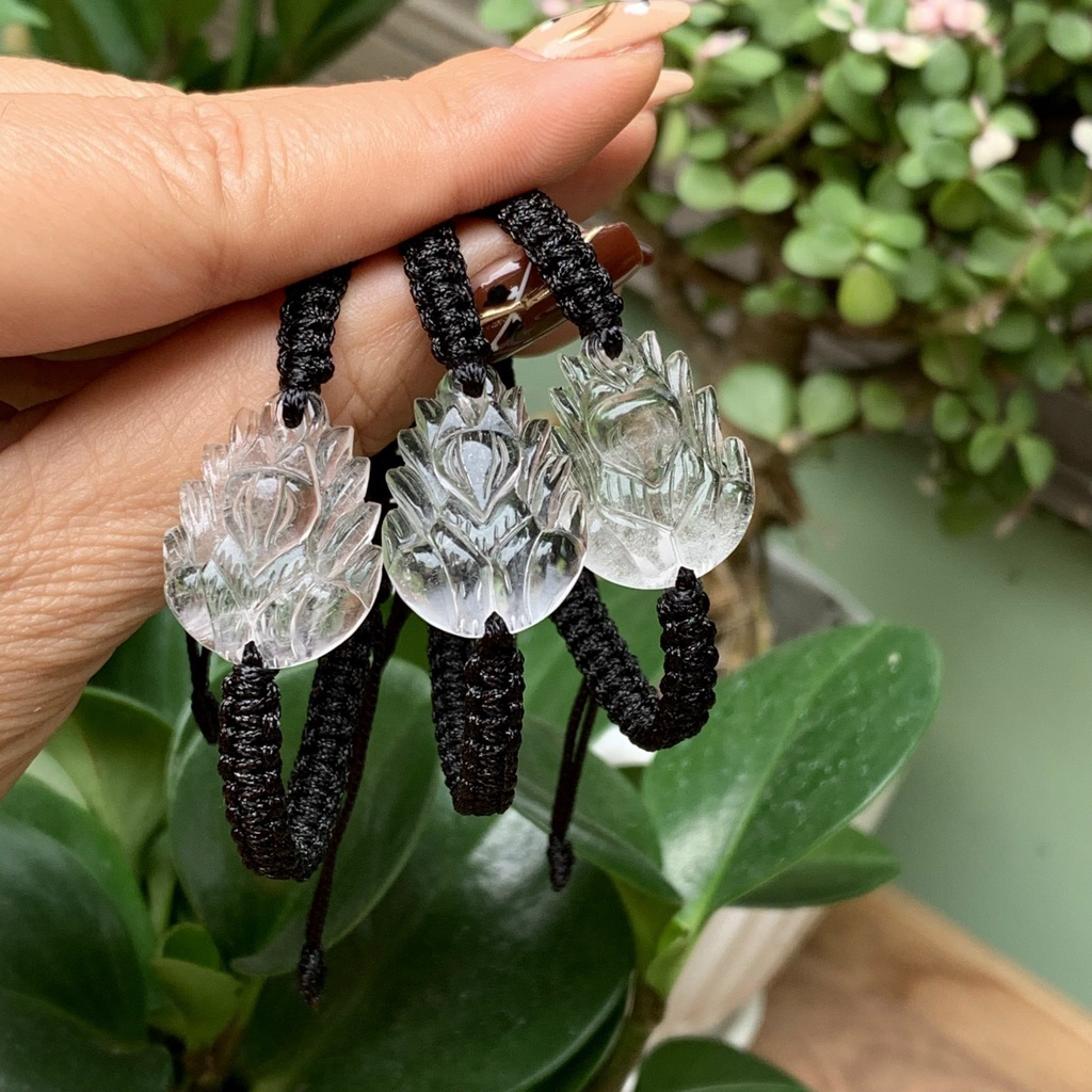 Vòng Tay Hồ Ly chúa thac.h anh trắng cho mệnh kim, mệnh thủy- PTGems
