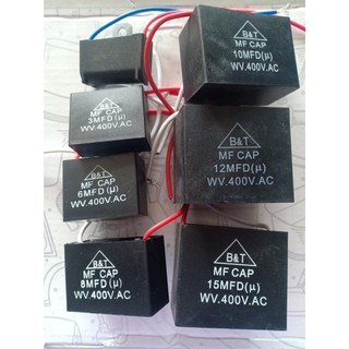 Capa , k3, tụ quạt, tụ điện vuông đủ size 2,3,6,8,10,12,15 uf - loại tốt
