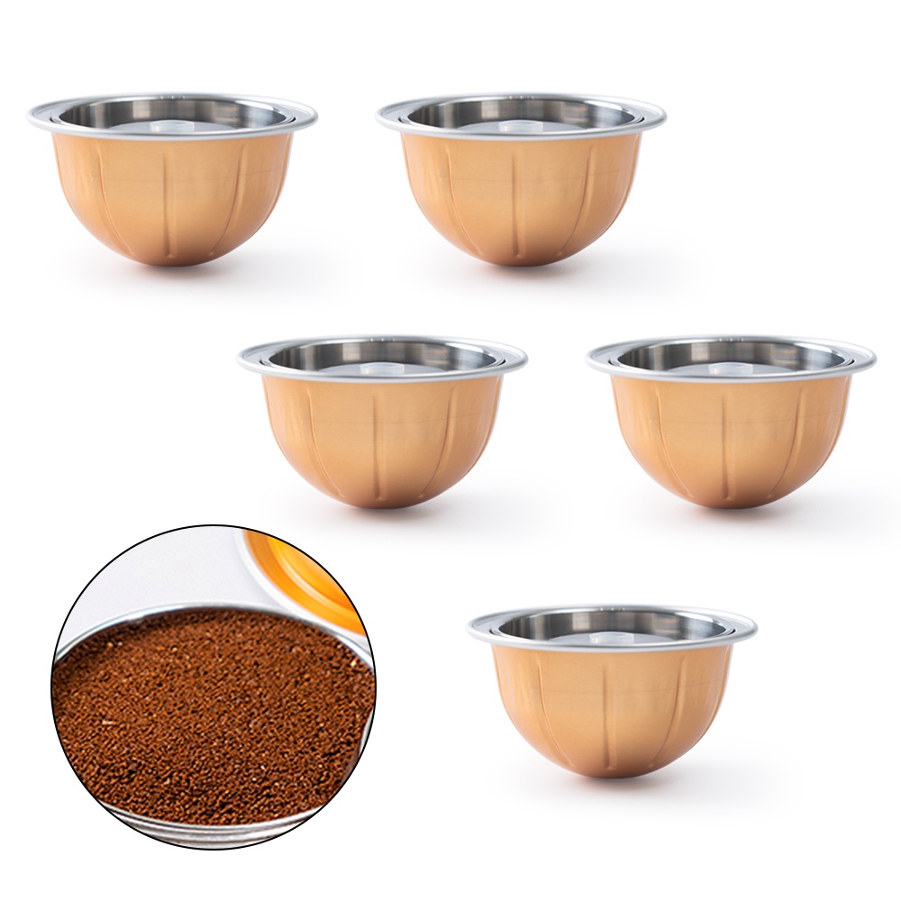 Set 5 Viên Nén Cà Phê Có Thể Tái Sử Dụng Cho Nespresso Vertuoline For Vertuo Next