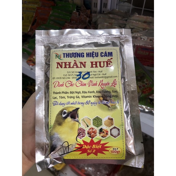 Cám chim khuyên Nhàn Huế số 2 - Cám chim vành khuyên Dưỡng, Căng lửa, Thi đấu