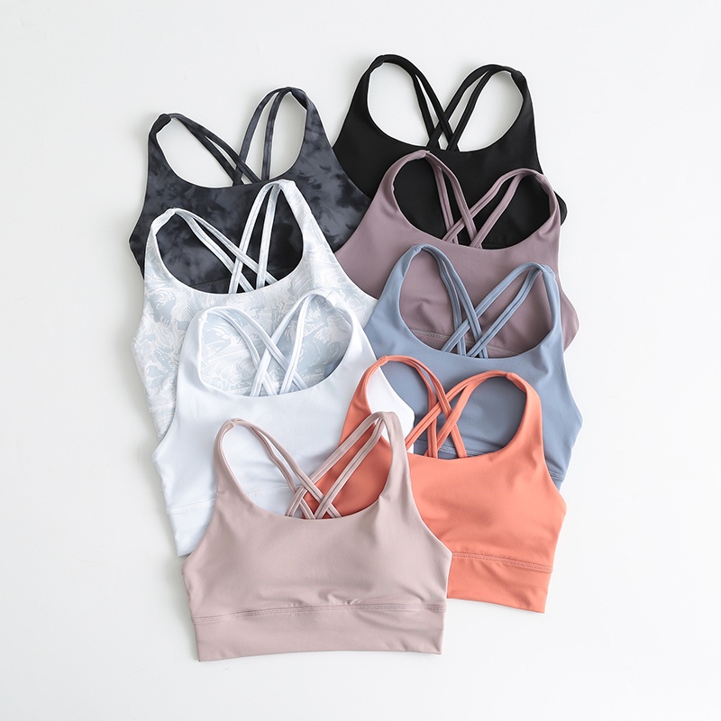 Áo Ngực Thể Thao Dây Chéo Lưng Chống Sốc