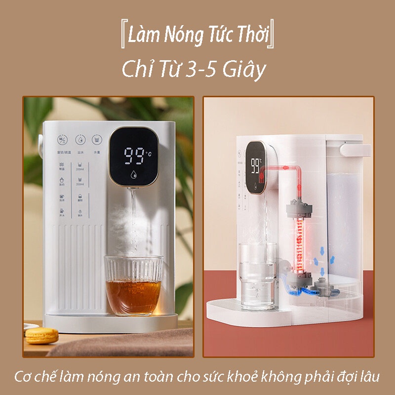 Máy Đun Nước Xiaomi Jmey Tức Thì - Bình Thuỷ Làm Nóng Nhanh Để Bàn Công Suất 2000W Dung Tích 3 Lít