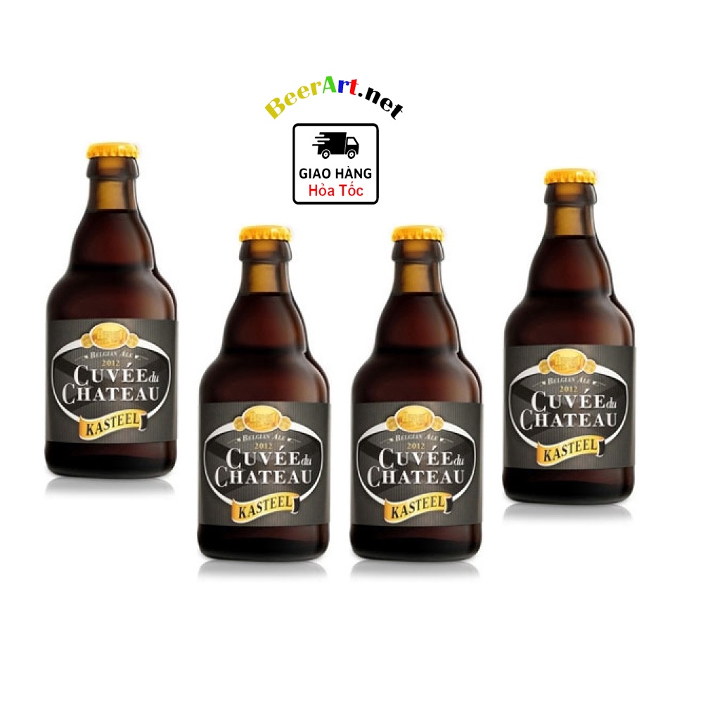 Lốc 4 Chai Bia Kasteel Cuvee du Chateau 11% (330ml)