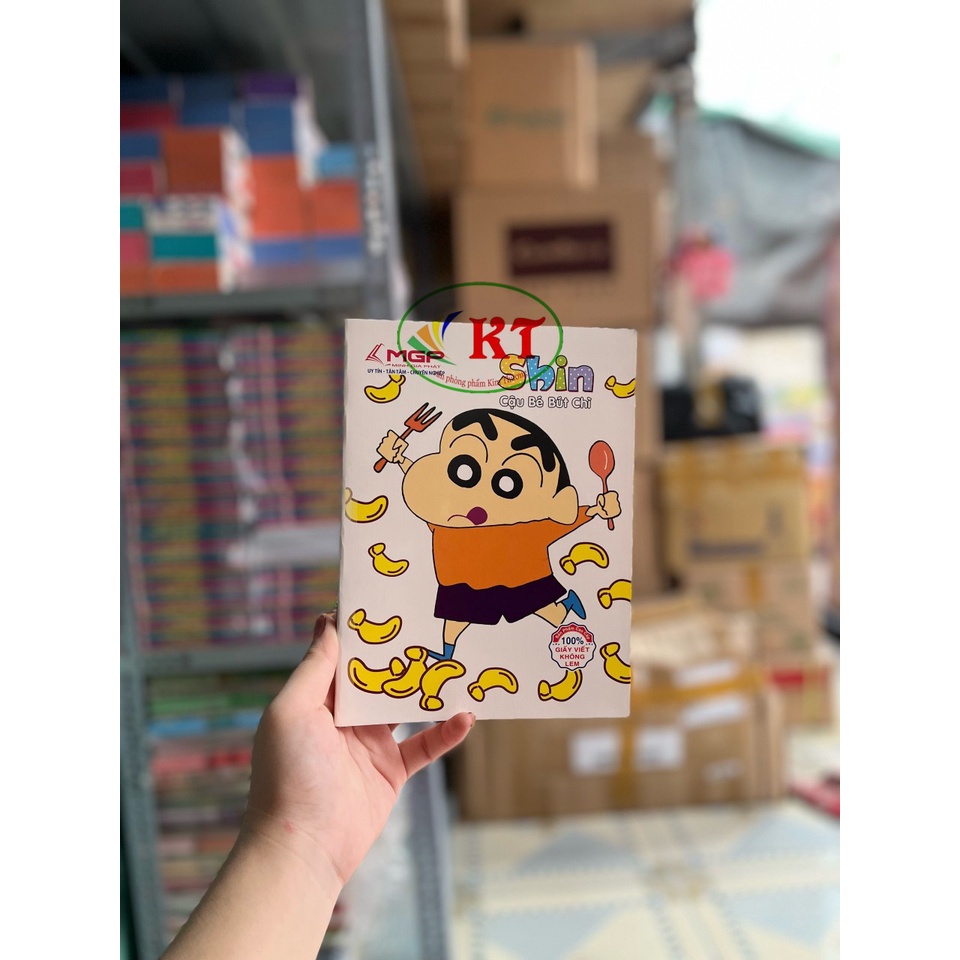 Combo 10 quyển tập MGP Shin 96trang - 4 /5ô ly vuông - Đl 100gsm