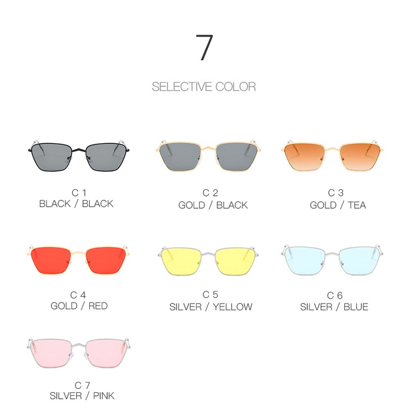 Kính mắt thời trang nam nữ sành điệu, Kính râm đi biển du lịch giá rẻ nhiều màu sắc FERADO (tặng kèm túi đựng kính)