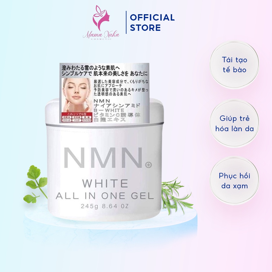 Kem dưỡng trắng da NMN White All In One Gel chống lão hóa NHẬT BẢN 245G