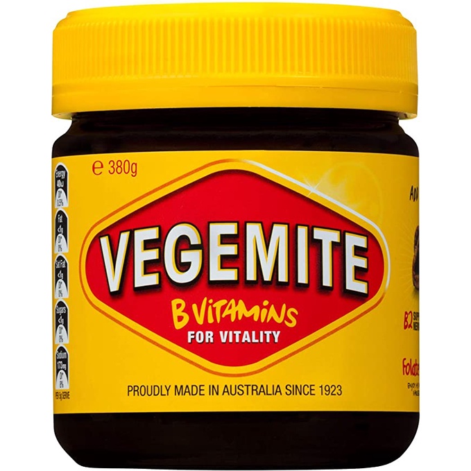Bơ Úc Vegemite Chiết Xuất Men Dinh Dưỡng, Vegemite Yeast Spread Hộp 380g