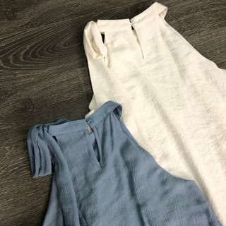 Áo H@BBS yếm tơ cổ cột nơ 2M