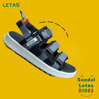 Sandal unisex letas phản quang d1003 tro ghi