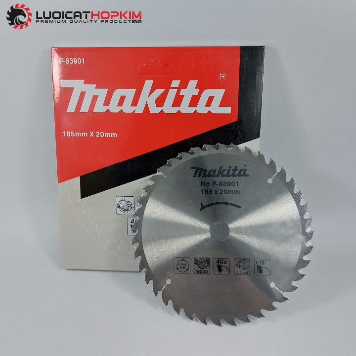 Lưỡi cắt gỗ 185mm 40 răng MAKITA siêu mỏng