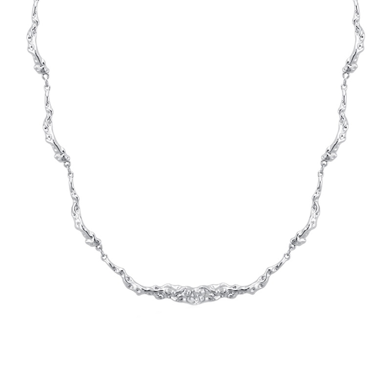 Vòng cổ Bằng Thép Titan Phong Cách hip hop Cá Tính Cho Nữ