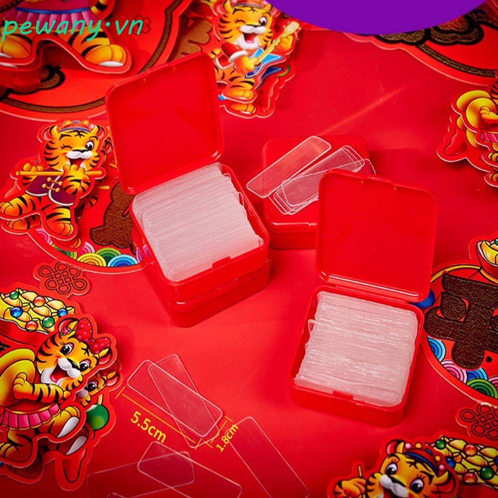 Hộp 60 Miếng Băng Dính 2 Mặt Dán Tường - Băng Keo Siêu Dính