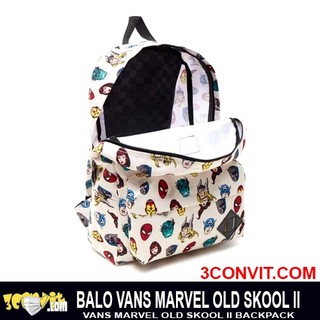Balo Van s X Marvel Old Skool II màu trắng