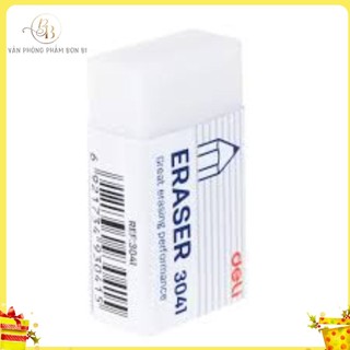 COMBO 2 viên gôm tẩy chì trắng DELI - 3041, tẩy an toàn, ko độc hại cho bé
