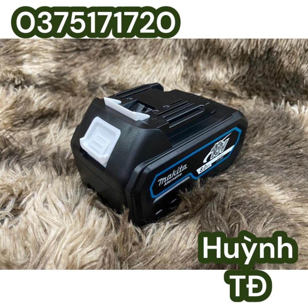 Vỏ mạch Makita 5s-2p 18V 8AH cell 21700 mạch sạc adapter có Led báo pin và tem đáy.