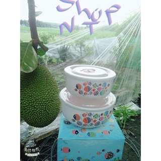 BỘ THỐ SỨ 2 MÓN NẤP HÚT CHÂN KHÔNG