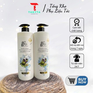 Dầu Gội Xả 100% Thảo Dược Bồ Kết Và Bưởi DL Collagen Siêu Mềm Mượt, Ngăn Ngừa Rụng Tóc[Hàng Công Ty]