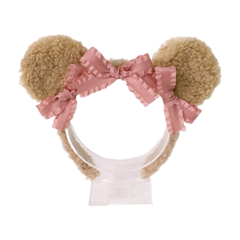 Băng Đô Tai Gấu Bông Hóa Trang Dễ Thương Dành Cho Trẻ Em Và Người Lớn