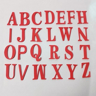 Decal chữ và số cắt sẵn (20 số hoặc 24 chữ)