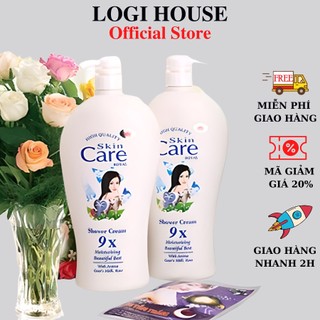 Sữa tắm dê Beauty care 1200ml thơm lâu giúp da sáng mịn như da em bé dòng sản phẩm cao cấp