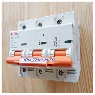Aptomat - cầu dao tự động lioa 3p 20a - 100a/ 4.5ka chính hãng