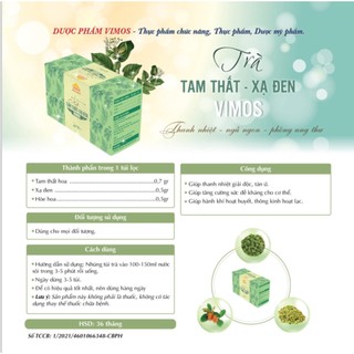 Trà tam thất xạ đen Vimos