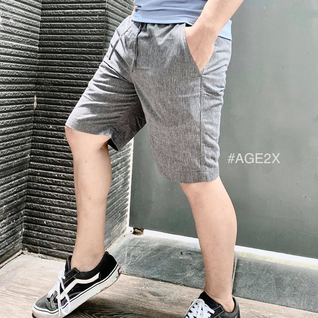 Quần Short Kaki nam Chất kaki cotton Mềm Xịn  chất lượng cao AGE2X