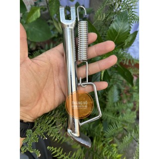 Chân chống Sirius, Chân chống Inox Ex 150 tặng kèm lò xo chống nghiêng Sirius đồ chơi phụ kiện Ex150 Exciter 150