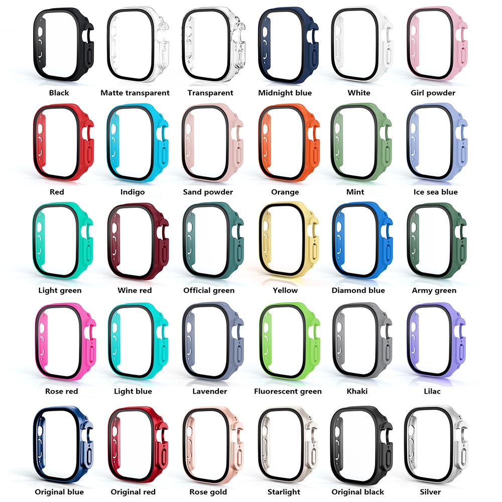Toàn Bộ Kính Cường Lực PC Bảo Vệ Màn Hình Đồng Hồ Apple Watch Ultra 49mm iWatch 49mm