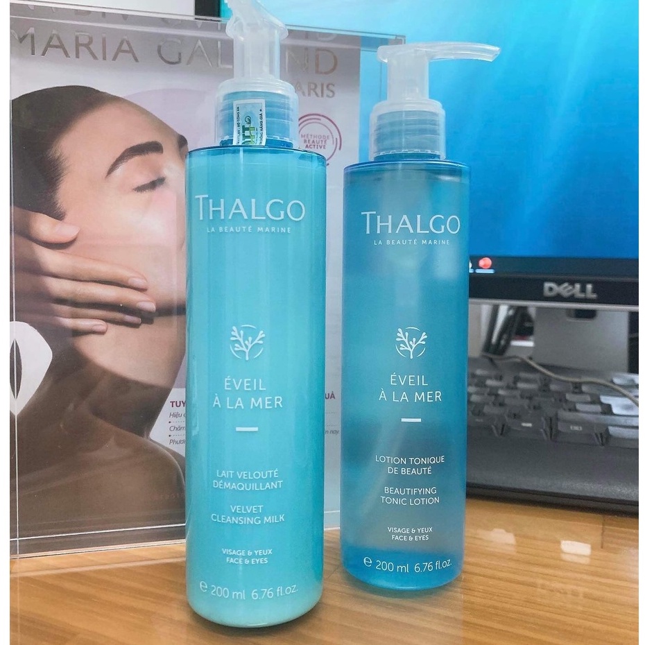 Sữa rửa mặt, Tẩy trang cho da khô, lão hóa, phù hợp cho cả làn da nhạy cảm Thalgo Velvet Cleansing Milk