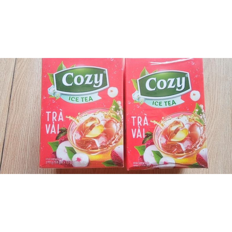 Trà Cozy Vải Hòa Tan Hộp 240g