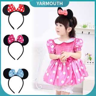 Cài Tóc Tai Chuột Mickey Đáng Yêu Cho Bé Gái