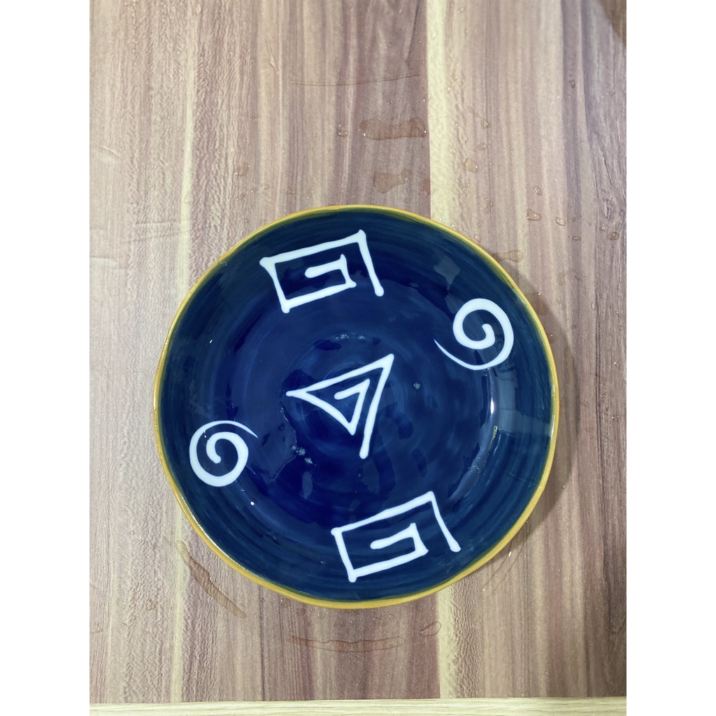 Đĩa tròn phong cách Nhật Bản, nhiều size - đĩa sứ trang trí đồ ăn đẹp từ 22cm - 28cm