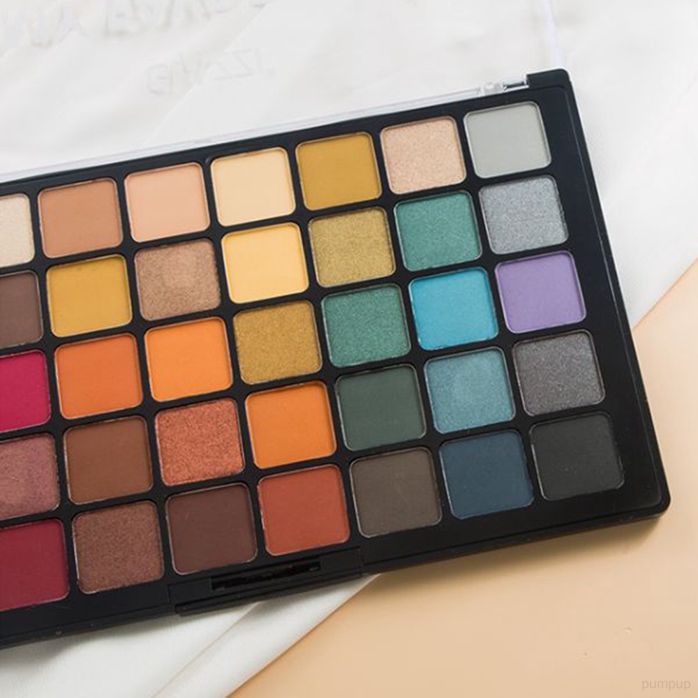 Bảng Phấn Mắt 40 Màu Lì Và Ánh Nhũ Kết Hợp Trang Điểm Kháng Nước Và Lâu Trôi