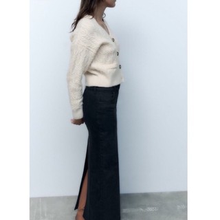 (Sẵn)Áo len thừng croptop Zaraaa, 2 mầu