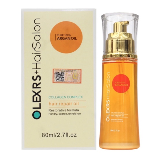 Tinh Dầu Dưỡng Tóc OLEXRS+HAIRSALON COLLAGEN COMPLEX HAIR REPAIR OIL 80ML