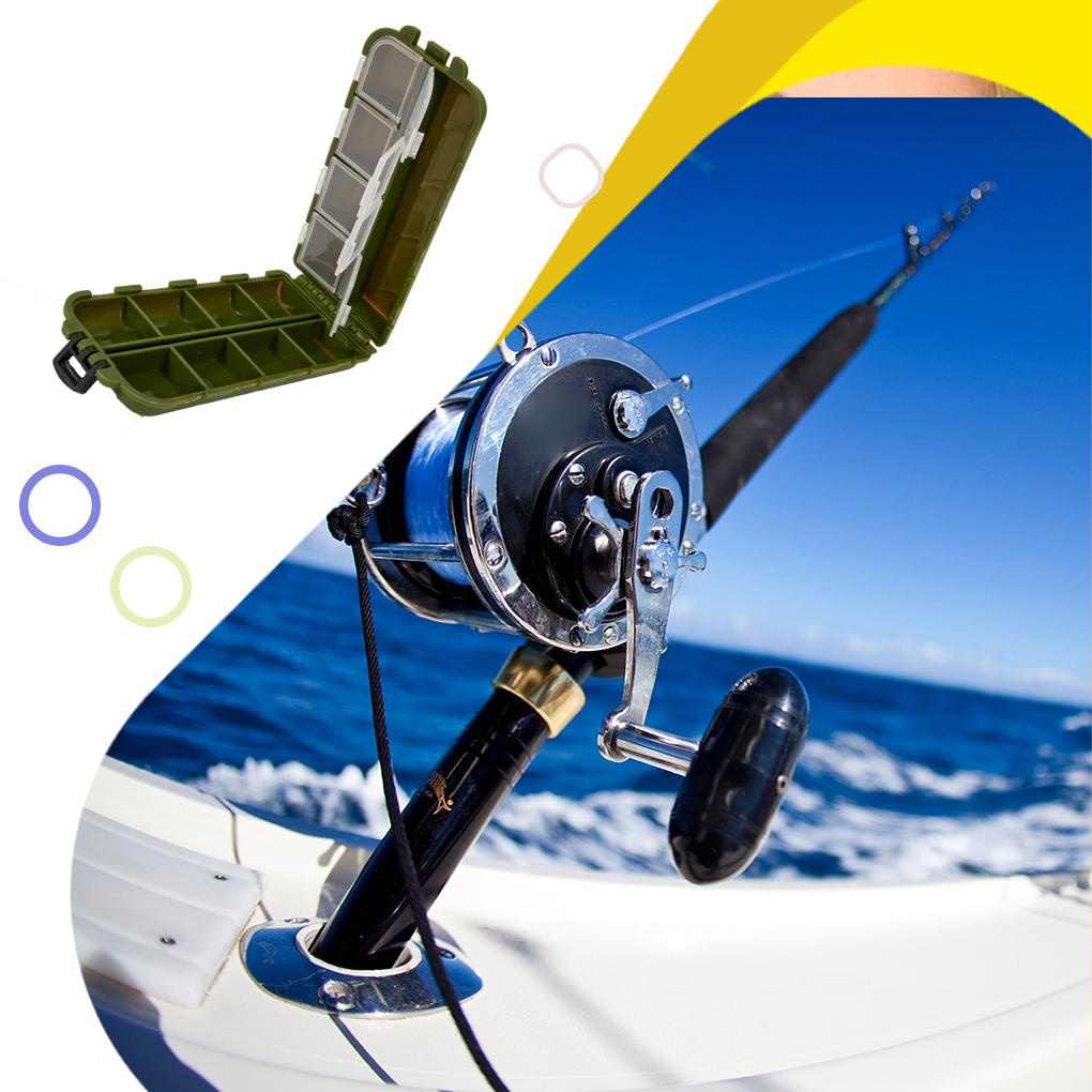 Hộp Đựng Mồi Câu Cá Mini Nhiều Ngăn Siêu Nhẹ Chống Thấm Nước