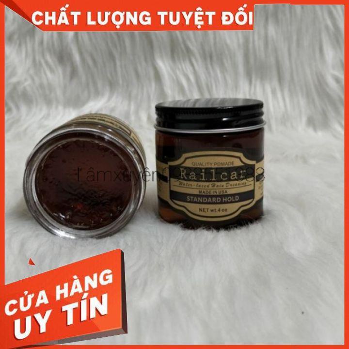 Sáp Vuốt Tóc Railcar Quality Pomade 100ml  Tạo Kiểu Siêu Tốc, Giữ Nếp Bền Đẹp, Kiểm Soát Độ Ẩm Vượt Trội .